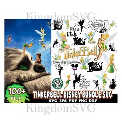 100 Tinkerbell Bundle Svg, Disney Svg, Tinkerbell Svg
