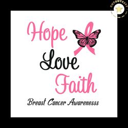 Awareness Message Svg Motivational Gift For Breast Cancer Patients Svg Files For Cricut, Silhouette Sublimation Files