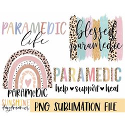 Paramedic sublimation PNG, Paramedic bundle sublimation file, Paramedic shirt PNG design, sublimation Digital download