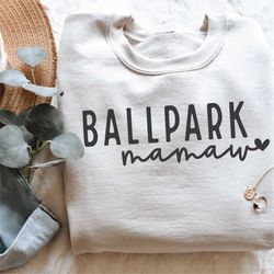 Ballpark Mamaw SVG PNG | Baseball Mama SVG | Play Ball | Baseball Mom | Baseball Season | Sports | Sublimation | Digital