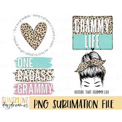 Grammy sublimation PNG, Grammy Bundle sublimation file, Grammy shirt PNG design, Grandma Sublimation design, Digital dow