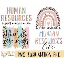 Human resources sublimation PNG, Human resources Bundle sublimation file, HR shirt PNG design, Sublimation design, Digit