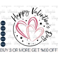 Happy Valentines Day SVG, Valentine Hearts SVG, Combined Hearts PNG, Popular Svg, Love Svg, Files For Cricut, Sublimatio