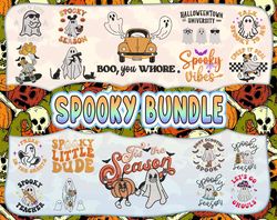 30 Halloween Spooky Embroidery Bundle, Halloween Embroidery Designs, Halloween 2023 Gift, Halloween Horror Movie Chartac
