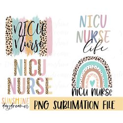 NICU Nurse sublimation PNG, NICU Nurse Bundle sublimation file, Nurse shirt png design, Nurse Sublimation design, Digita
