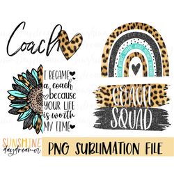 Coach sublimation PNG, Coach Bundle sublimation file, Cheer coach shirt PNG design, Coach life Sublimation design, Digit