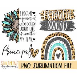 Principal sublimation PNG, Principal Bundle sublimation file, teacher shirt PNG design, Principal life Sublimation desig