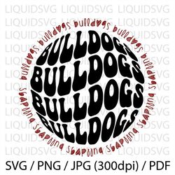 Bulldogs SVG PNG Bulldogs svg Stacked Bulldogs Paw svg Bulldogs Cheer svg Bulldogs Mascot svg Bulldogs Mom svg Bulldogs
