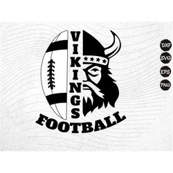 Vikings svg, Vikings Football svg, American football svg, Vikings fan svg, vikings cricut, Go vikings football png, scho