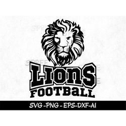 Lions svg, Lions Svg Png, Lions face svg, Lions football team svg, Lions mascot svg, Lions logo svg, N-F-L sport, Lions