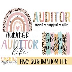 Auditor sublimation PNG, Auditor Bundle sublimation file, Auditor shirt PNG design, Sublimation design, Digital download