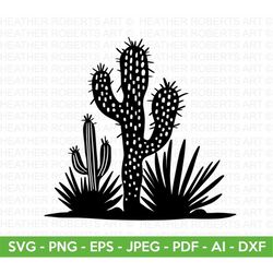 Cactus SVG, Succulent, Plant, Summer Svg, Cactus Clip Art, Cactus, Cactus Print, SVG, Cut File for Cricut, Silhouette