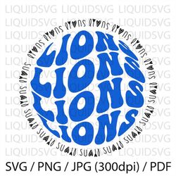 Lions SVG PNG Lions svg Stacked Lions Paw svg Lions Cheer svg Lions Mascot svg Lions Mom svg Lions Shirt svg