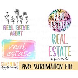 Real estate agent sublimation PNG, Realtor Bundle sublimation file, Real estate shirt PNG design, Sublimation design, Di