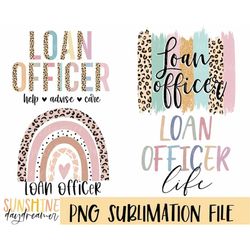 Loan officer sublimation PNG, Loan officer Bundle sublimation file, Bank officer shirt PNG design, Sublimation design, D