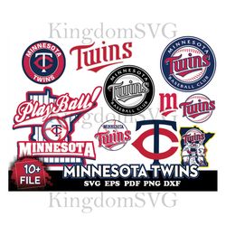 10 FILE Minnesota Twins Bundle Svg
