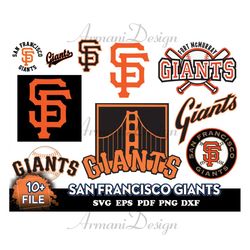 10 FILE San Francisco Giants Svg Bundle
