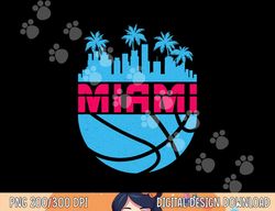 miami florida cityscape  basketball 80s  copy