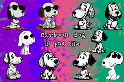 Snoopy Cartoon part 2 10 PNG Files Sublimation Digital File