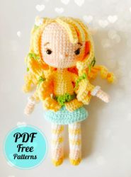 Lemon Meringue PDF Crochet Doll  Amigurumi Pattern