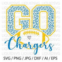 go chargers svg charger svg chargers leopard svg chargers football svg chargers leopard football svg chargers mascot svg