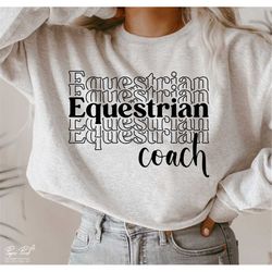 Equestrian coach Svg, Equestrian Svg, Horse Lover Svg, Horse Riding SVG, Cowboy Svg, Cowgirl Svg, Sublimation Design, Di