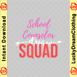 cute school counselor squad team crew back to school gift