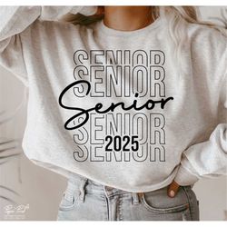 Senior 2025 SVG, Class of 2025 SVG, Graduation 2025 SVG, High School Shirt Svg, University Silhouette Png Eps Cut Digita