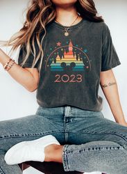 Disney Castle 2023 Shirt, Disney Vacation Shirt, Disneyworld T-Shirt, Retro Castle Mickey Mouse 2023, Disneyland shirt,
