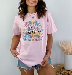 Disney Where Dreams Come True Shirt, Disneyworld Shirt, Disney Family Shirt, Colorful Vacay Shirt, Disney Aesthetic Shir