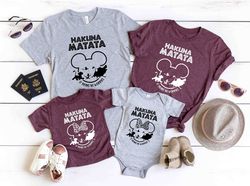 Hakuna Matata It Means No Worries T-Shirt, Disney Family Shirt, Disney Trip Shirt, Animal Kingdom Shirt, Disney Shirt, F