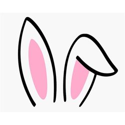Bunny Ears Svg, Bunny Ears Png, Easter SVG, Svg, Dxf, Eps and Png, Cutting Machine, Print and Sublimation Ready