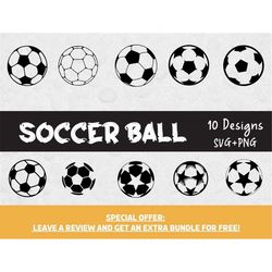 soccer ball svg bundle, ball svg, svg files for cricut, sports svg, soccer clipart, soccer svg, sports ball clipart
