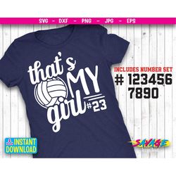 that's my girl svg | volleyball svg | volleyball quote volleyball svg | designs volleyball cut files cricut cut files si