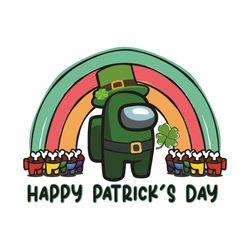 Happy Patrick Day Among Us Svg, Patrick Svg, Among Us Svg, Happy Patrick Day Svg, Impostors Svg, Crewmates Svg, Among Us