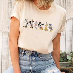 Retro Disney Mickey Checker Shirt, Mickey and Friends Shirt, Di
