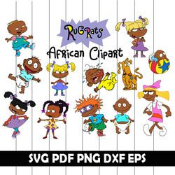African Rugrats svg, African Rugrats Cipart, African Rugrats png, African Rugrats eps, African Rugrats digital clipart