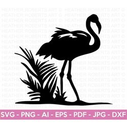 Flamingo SVG,  Flamingo Silhouette, Flamingo Cutting File, Summer svg, Flamingo Clipart, Flamingo Decor, Cut File for Cr