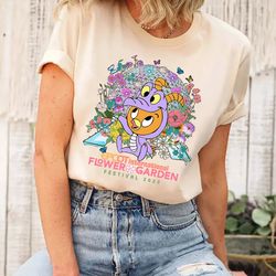 Vintage Disney Epcot Orange Bird Shirt, Flower and garden festi