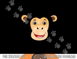 Monkey Face Costume Cute Easy Animal Halloween Gift png, sublimation copy