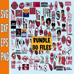 Bundle 80 Files Arizona Cardinals Football Team Svg, Arizona Cardinals Svg, NFL Teams Svg, NFL Svg, Png, Jpg, Dxf, Eps,