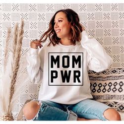 Mom Power SVG PNG, Mom Pwr SVG, Mama Svg, Mama shirt Svg, Mom Svg, Gift for mom Svg, Mother's Day Svg, Png Cut files for