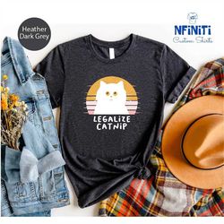 Cat T-Shirts, Black Cat Shirt, Retro Cat Shirt, Sarcastic Cat Shirt, Cat Lover Shirts, Cat Mom Shirts, Pet Lover Gift, S