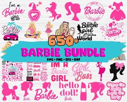 Barbie Bundle Svg, Barbie Svg, Barbie Logo Bundle Svg, Barbie Doll Svg, Cartoon Svg, Bundle File - Digital Download