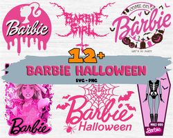 Barbie Halloween Bundle Svg, Barbie Svg, Halloween Bundle Svg, Barbie Doll Svg, Cartoon Svg, Barbie Halloween Svg