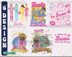 Come On Barbie Let'S Go Party Bundle Svg, Come On Barbie Svg, Retro Barbie Png, Barbie Bundle Svg, Cartoon Svg