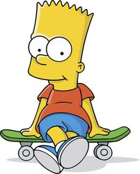 The Simpsons. Bart Simpson. SVG, PNG, JPG files. Digital download.