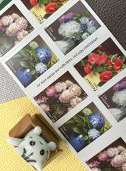 Flower From The Garden 2016 – All Brand New Forever Stamps 100 Unused US Forever First Class - Postage Stamps