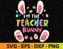 Teacher Easter Matching Family Party Bunny Face Svg, Eps, Png, Dxf, Digital Download