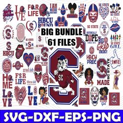 Bundle 61 Files South Carolina State University Football Team Svg, South Carolina State University svg, HBCU Team svg, M